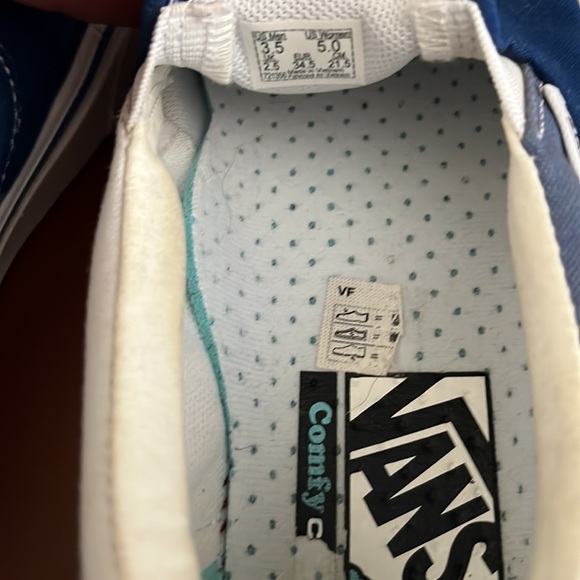 Vans classic slides blue comfy cush kids 3.5 - Picture 5 of 6